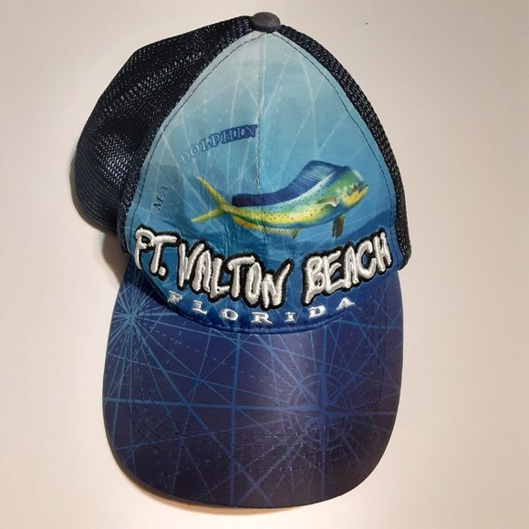 Marco Destin Ft. Walton Beach Florida Fishing Hat - Picture 1 of 6